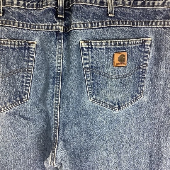 Carhartt Men's Traditional Fit Denim Jeans 44x32 - Picture 8 of 9